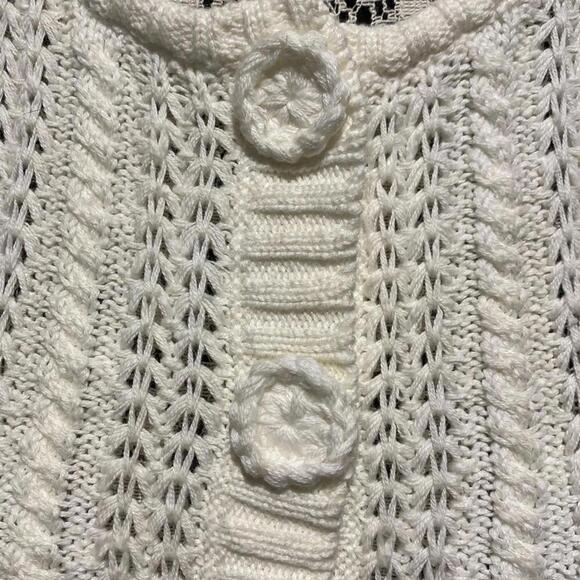 Calvin Klein vintage cropped sweater 3/4 sleeve - Picture 4 of 5